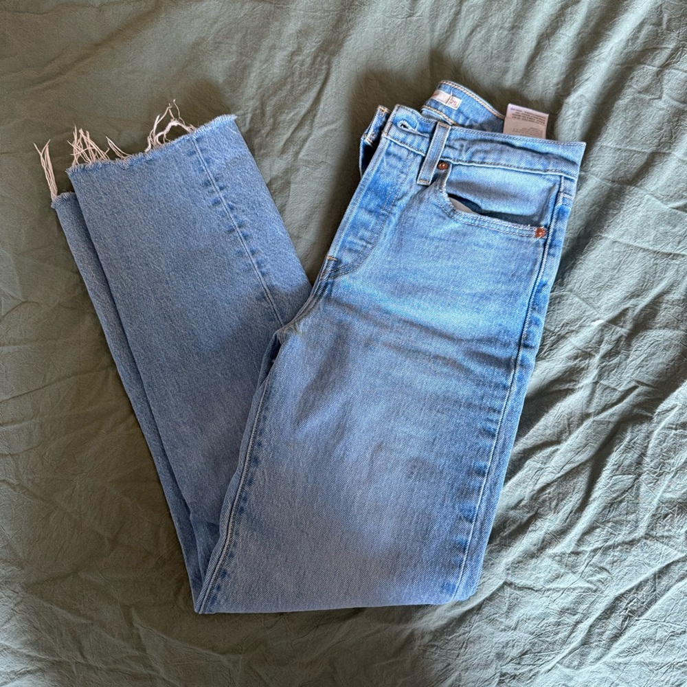 Levi's Light Blue Straight Leg Jeans